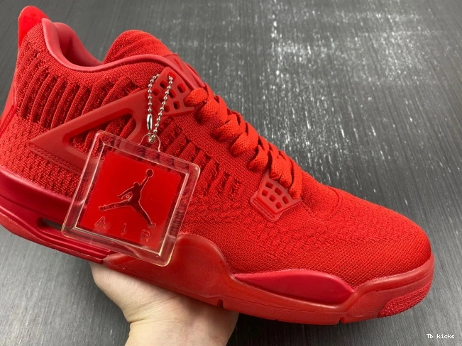 Cheap TBK 4 Retro AQ3559-600 Flyknit Red Jordan 0805